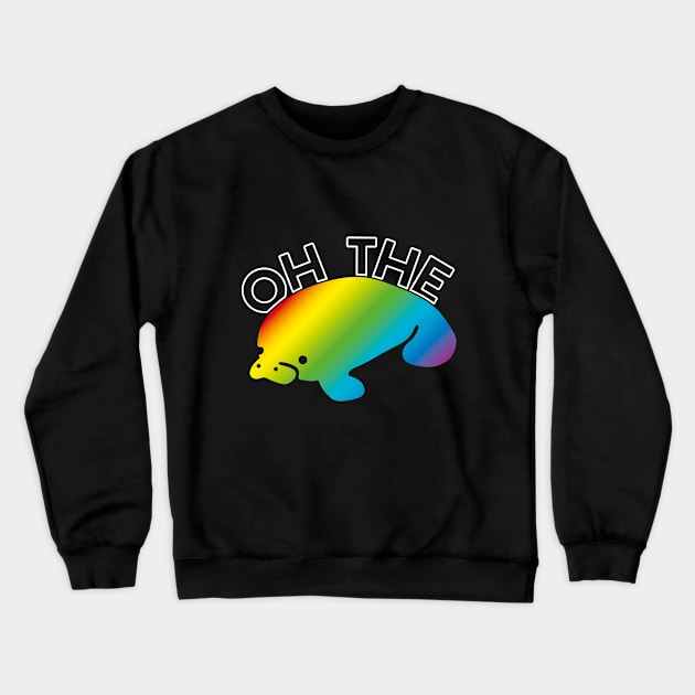 Hue-manatee Crewneck Sweatshirt by psmacker90